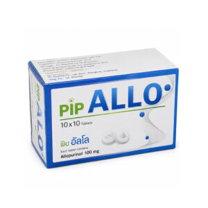 PIP ALLO (Allopurinol) 100 mg 10 x 10 Tablets