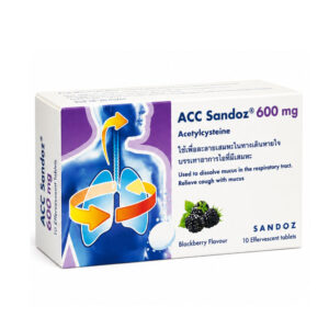ACC SANDOZ (Acetylcysteine) 600 mg 10 Effervescent Tablets