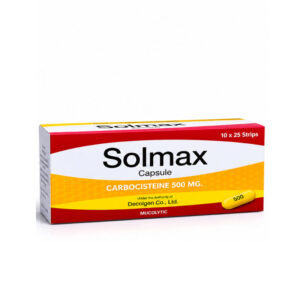 SOLMAX (Carbocisteine) 500 mg 25 x 10 Capsules