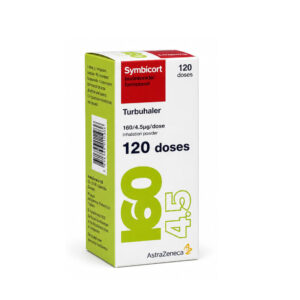 SYMBICORT TURBUHALER (Budesonide + Formoterol) 160/4.5 mcg/dose 120 Doses