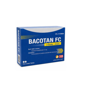 TO BACOTAN FC (Hyoscine-N-Butylbromide) 10 mg 50 x 10 Film-Coated Tablets