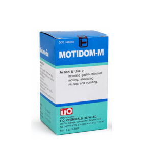 TO MOTIDOM-M (Domperidone) 10 mg 500 Tablets (White)